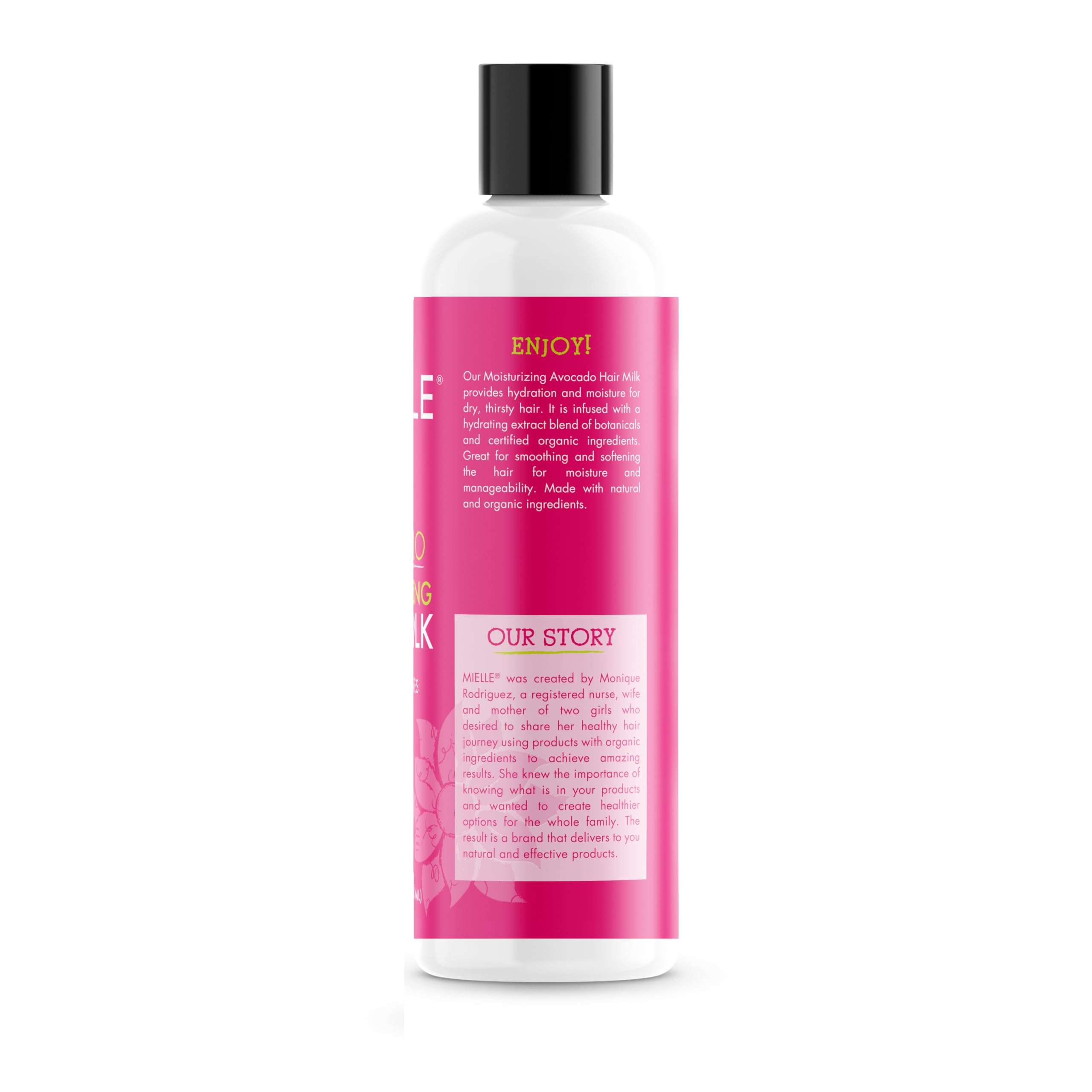 Mielle Organics Avocado Hair Milk for All Hair Types, Moisturizing Lotion for Dry Hair, 8 Ounces - Image 8