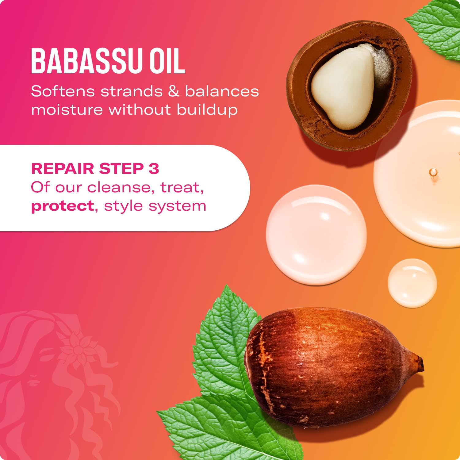 Mielle Organics Babassu & Mint Damage Repair Bond Treatment for Chemical and Heat Damaged Hair, 5.5 Ounce - Image 4
