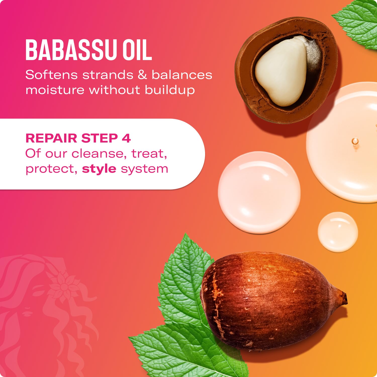 Mielle Organics Babassu & Mint Damage Repair Leave-In Conditioner for Damage Free Styling, 6.7 Ounce - Image 4