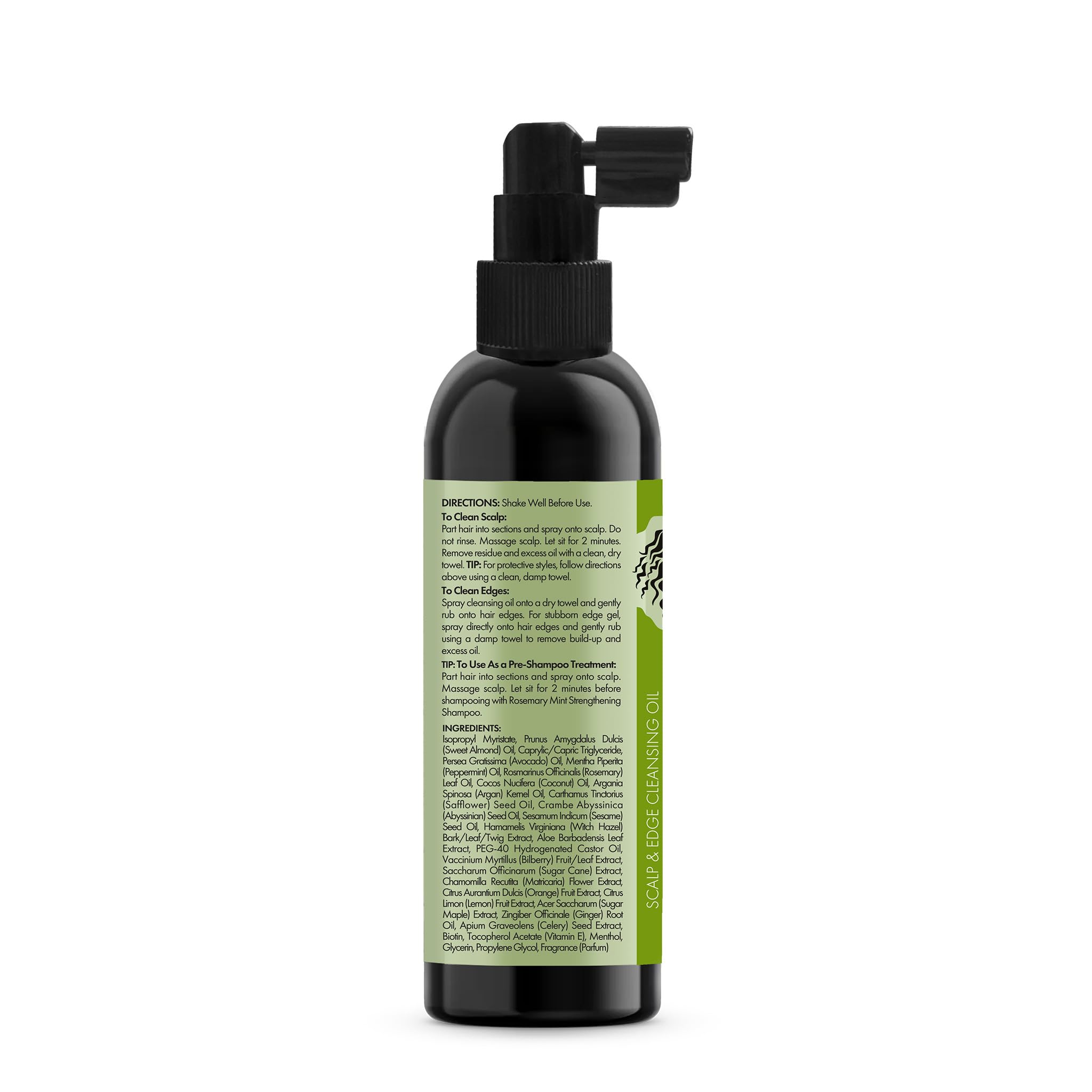 Mielle Organics Braid Refresh Duo - Rosemary Mint No Rinse Scalp & Edge Cleansing Oil infused with Biotin + Kalahari Melon & Aloe Leave-In Conditioner (2 Products) - Image 4
