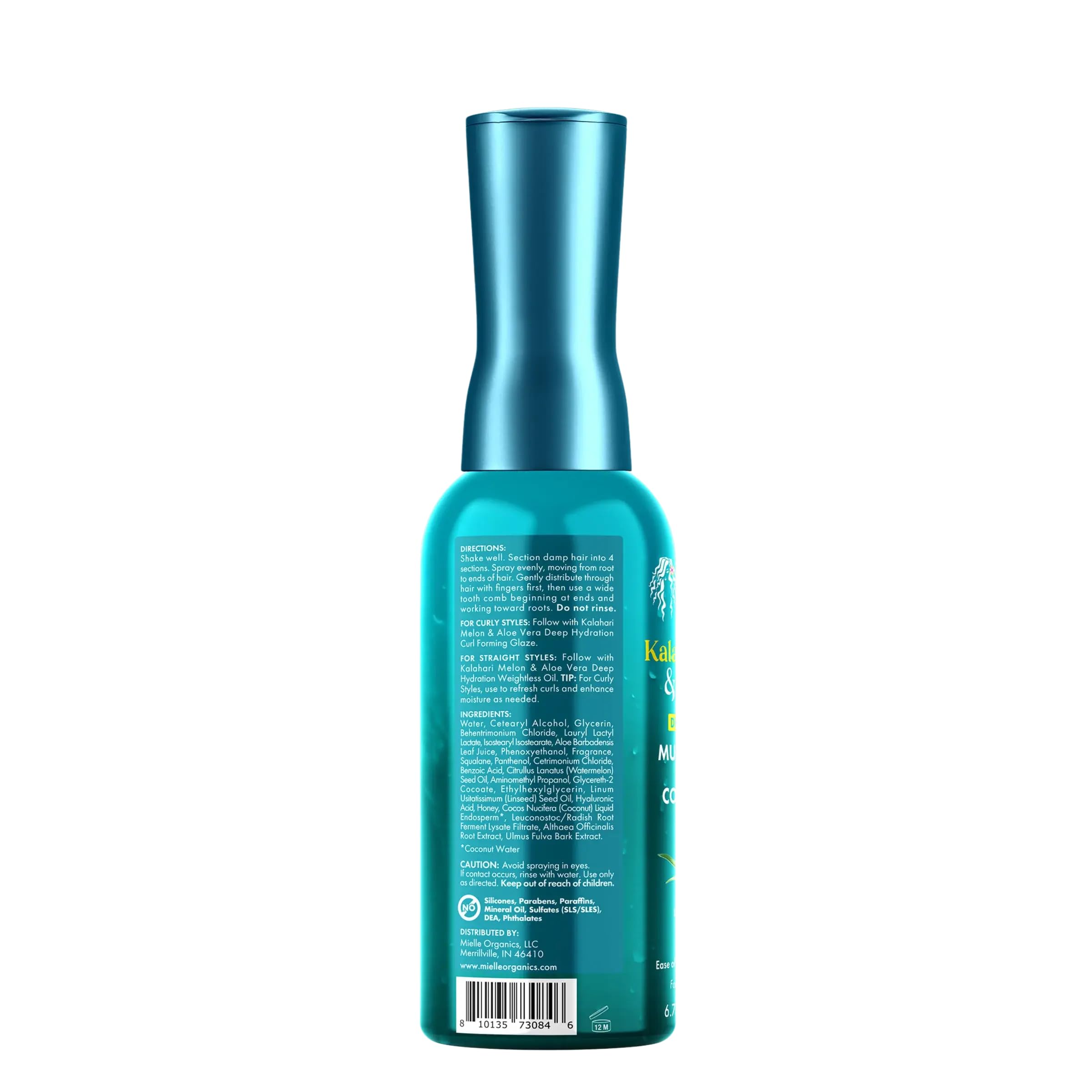 Mielle Organics Braid Refresh Duo - Rosemary Mint No Rinse Scalp & Edge Cleansing Oil infused with Biotin + Kalahari Melon & Aloe Leave-In Conditioner (2 Products) - Image 7