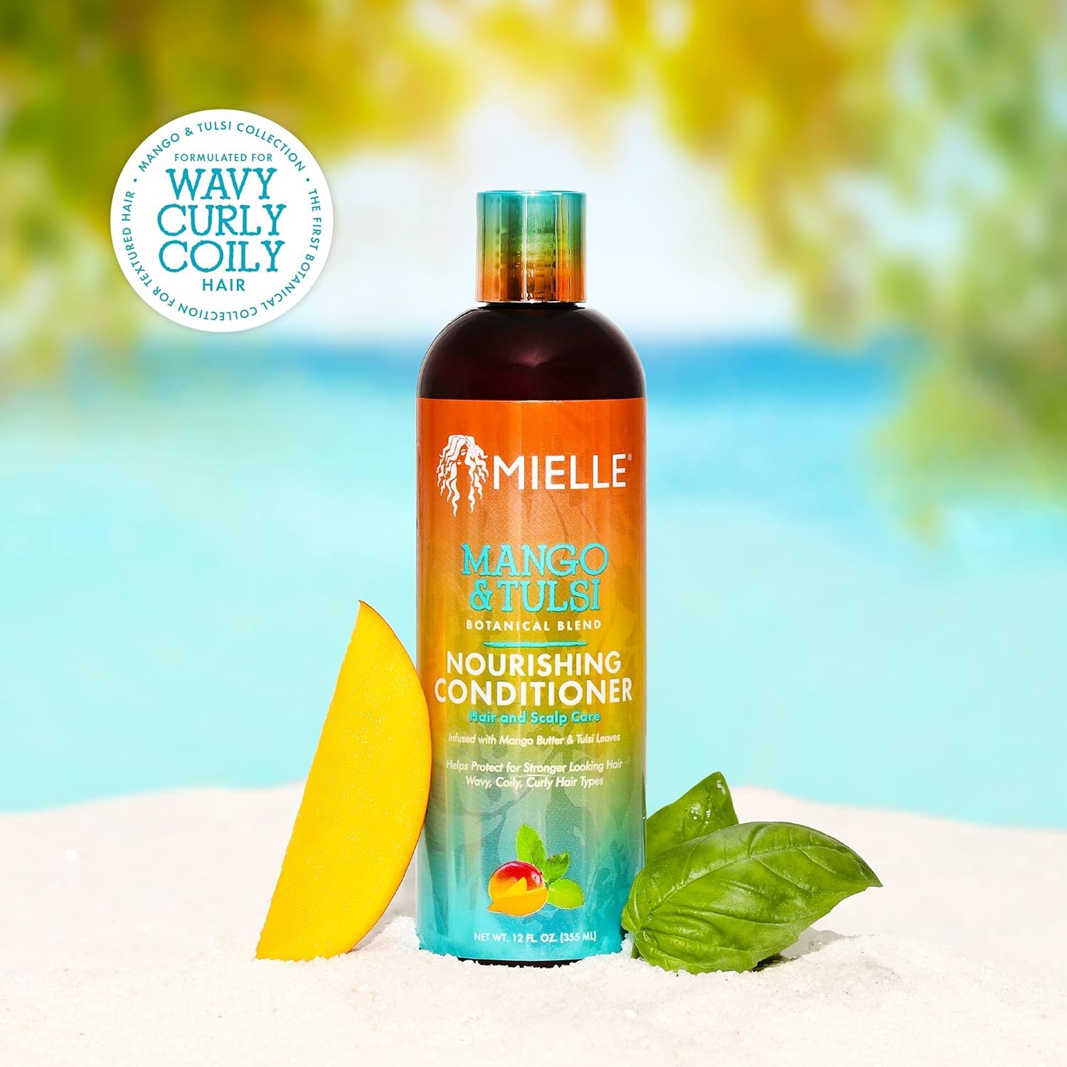 Mielle Organics Mango & Tulsi Nourishing Conditioner (12 Oz) - Image 4