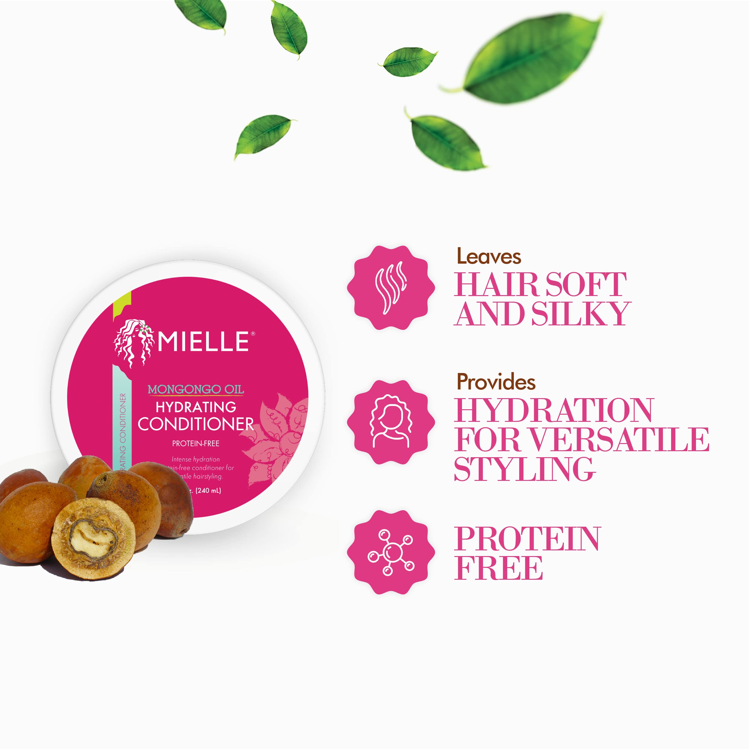 Mielle Silk Press Bundle - Exfoliating Shampoo, Hydrating Conditioner, Deep Conditioner, Mongongo Heat Protectant Spray, Biotin-Infused Rosemary Hair Oil - Image 3