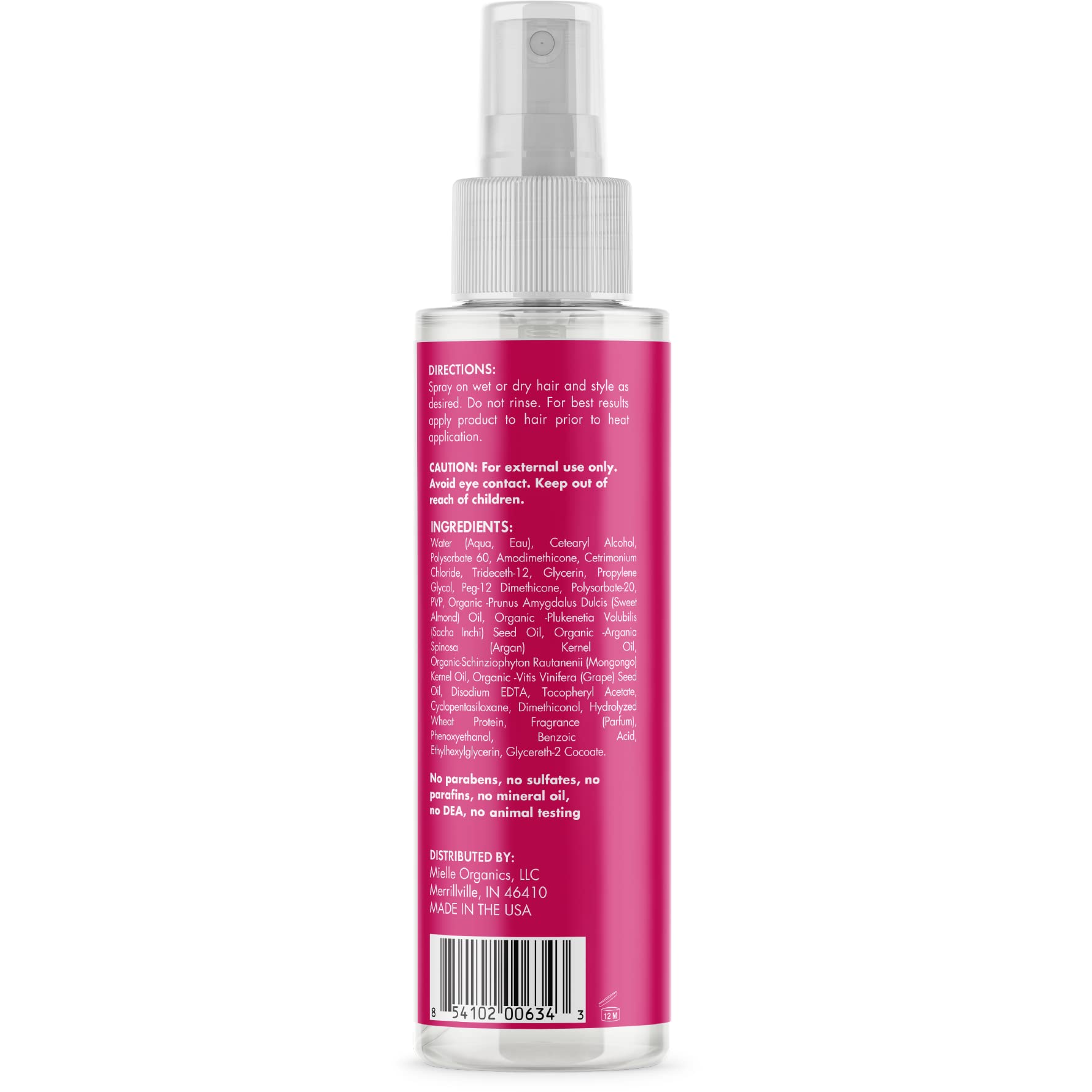 Mielle Silk Press Bundle - Exfoliating Shampoo, Hydrating Conditioner, Deep Conditioner, Mongongo Heat Protectant Spray, Biotin-Infused Rosemary Hair Oil - Image 7