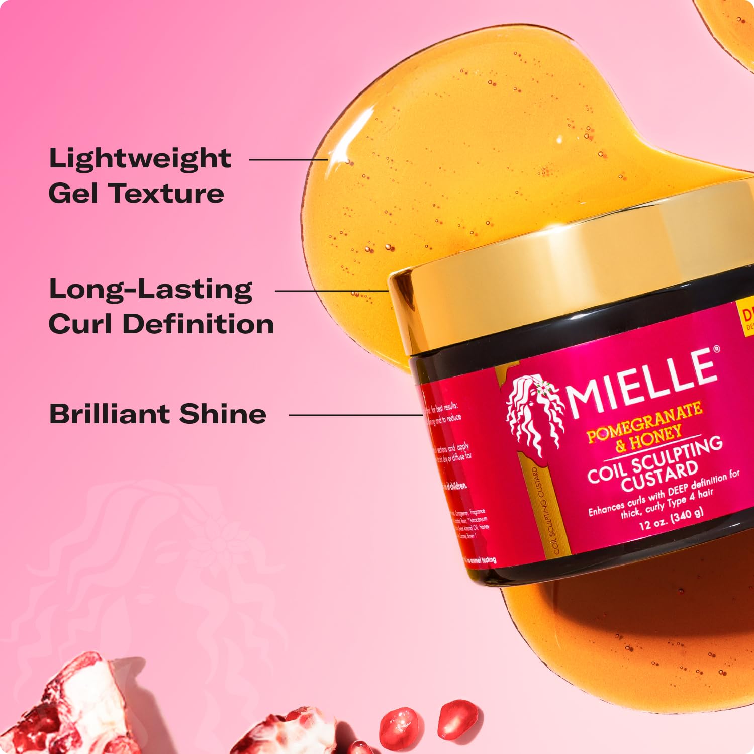 Mielle 4C Bundle - Shampoo, Conditioner, Leave-In Conditioner, Curl Gel Cream (4 Products) - Image 5