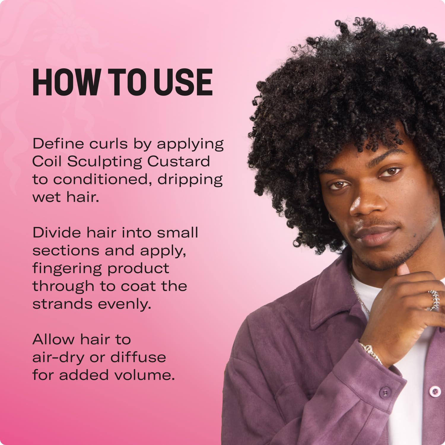 Mielle Organics Pomegranate & Honey Curl Cream - Coil & Curl Defining Hair Cream for Type 4 Hair - Hydrates, Controls Frizz, Conditions & Adds Shine (12 Fl Oz) - Image 5
