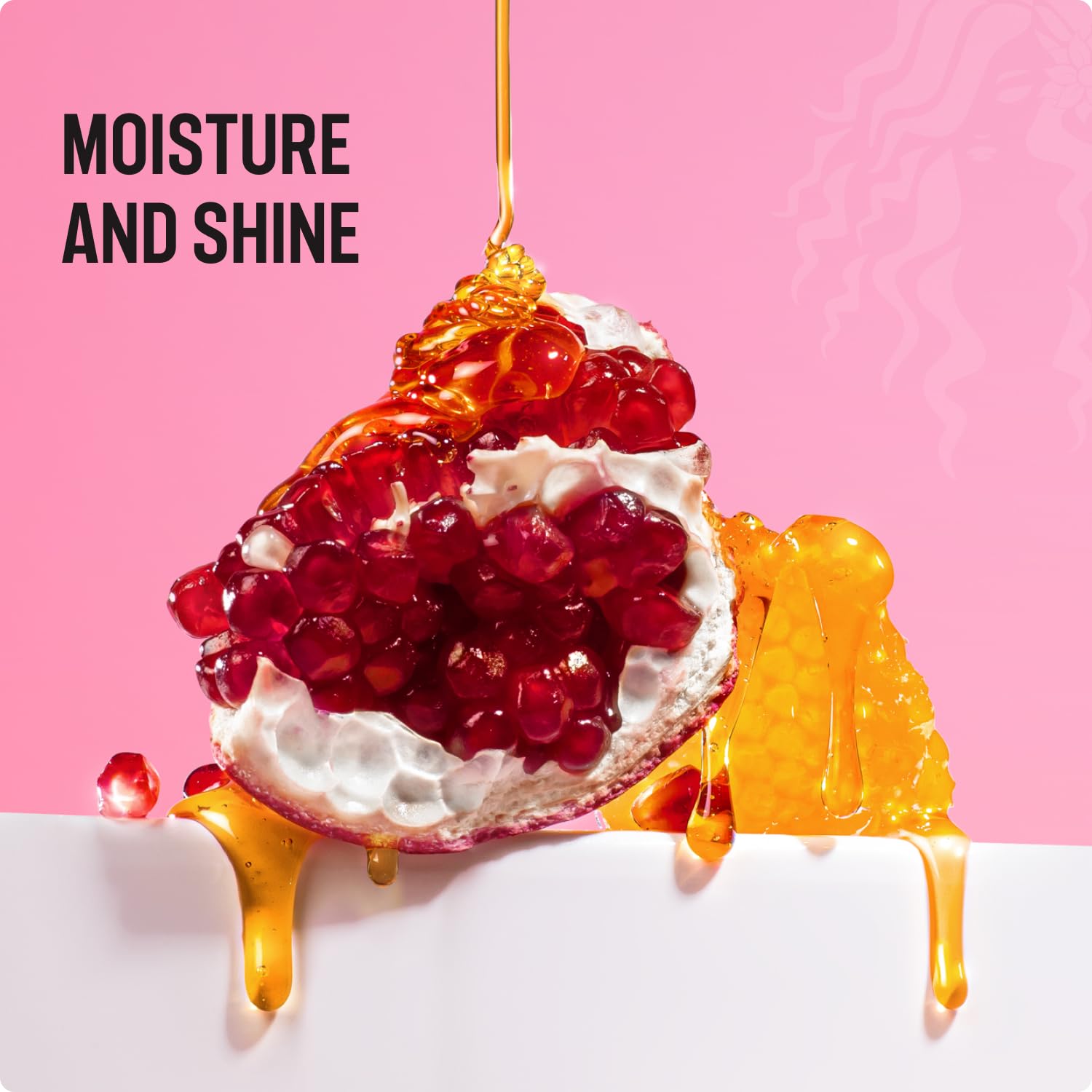 Mielle Organics Pomegranate & Honey Twin Pack (Shampoo & Conditioner) - Image 5