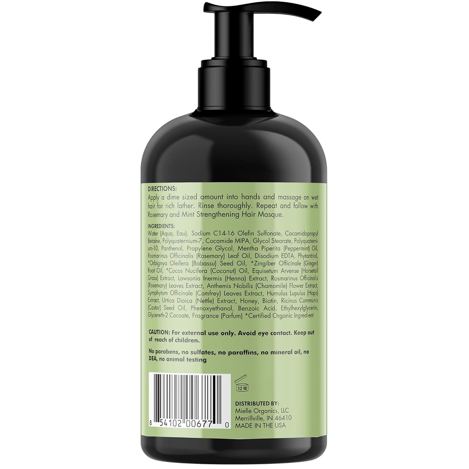 Mielle Locs Regimen - Rosemary Mint Scalp & Hair Oil, Shampoo, Conditioner, White Peony Leave-In Conditioner Spray (4 Products) - Image 7
