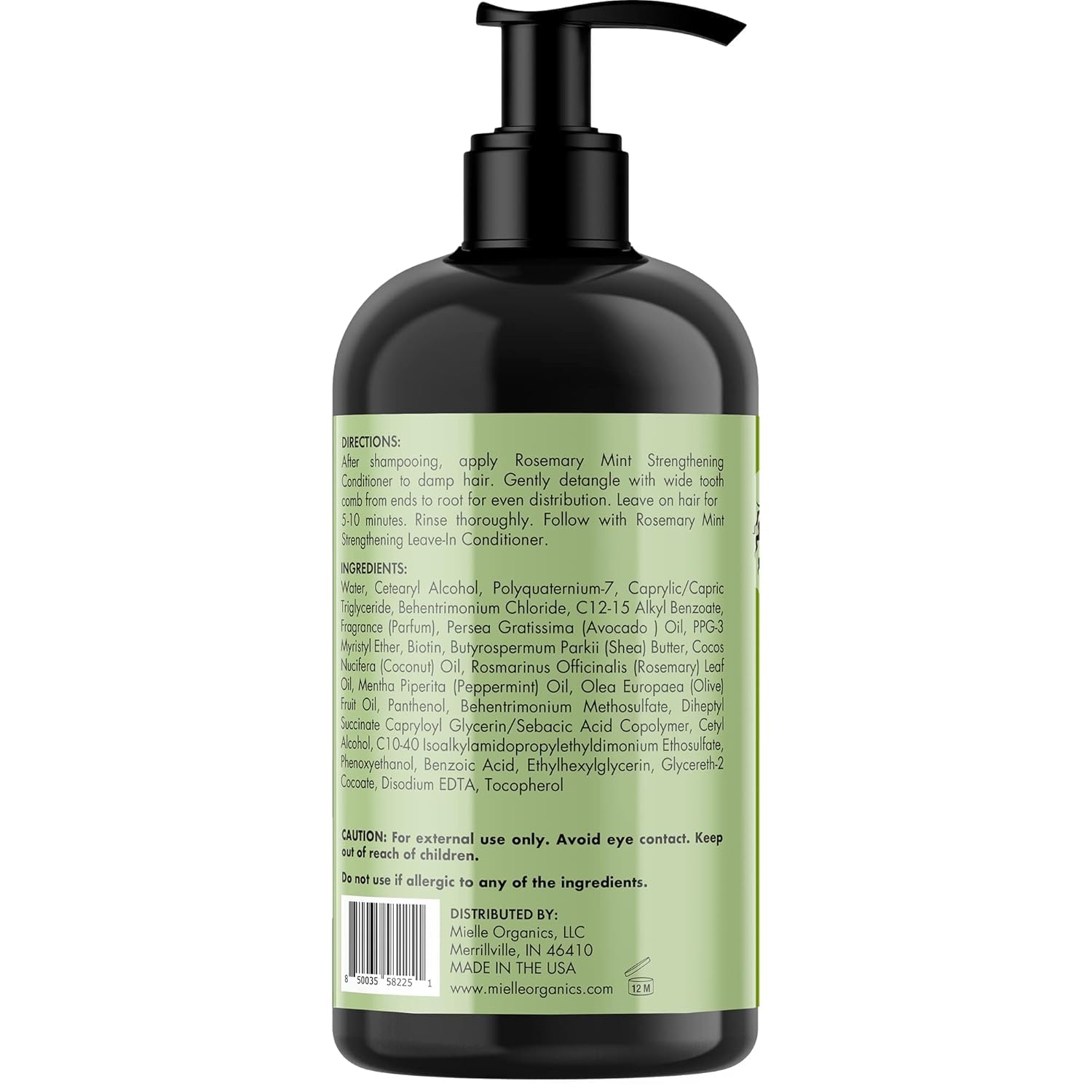 Mielle Locs Regimen - Rosemary Mint Scalp & Hair Oil, Shampoo, Conditioner, White Peony Leave-In Conditioner Spray (4 Products) - Image 8